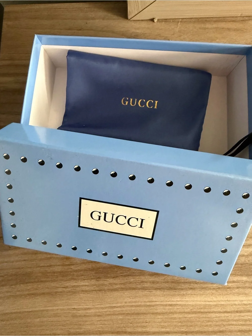 Gucci Black Men’s Sunglasses with Brown Gradient Lenses